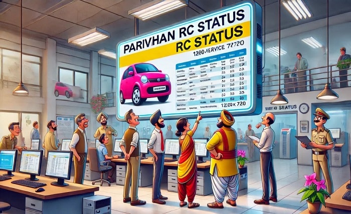 parivahan sewa rc status