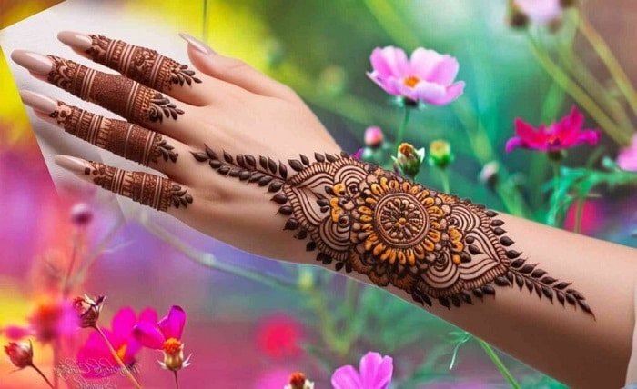 instagram royal mehndi design